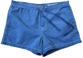 Abercrombie &amp; Fitch Pull On Shorts Women&#39;s Sm Blue Cotton Pockets Colleen Keeley - $12.00