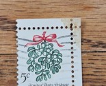 US Stamp Christmas Mistletoe 5c Used Wave Cancel 1255 - $0.94
