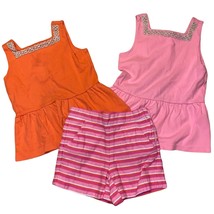 Janie and Jack 3 Pc Set 2 Tops 1 Short sz 8 - £15.30 GBP