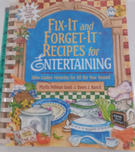 Fix-It and Forget-It Recipes for Entertaining spiral 2002 very good - £4.49 GBP