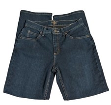 Lee Women&#39;s Petite Classic Fit Five Pocket Dark Blue Straight Leg Jeans ... - £15.79 GBP