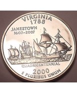 Cameo Proof 2000-S Virginia State Quarter~See All Our proof Coins - £3.62 GBP