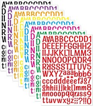 8 Sheets Letter Stickers 1008 Alphabet Stickers 1 inch Vinyl Self Adhesive  - $287.76 MXN