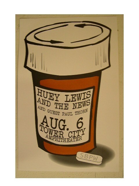 Huey Lewis and The News Concert Poster Gig &amp; Handbill - $26.99