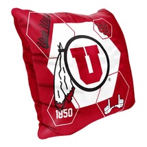 Utah OFFICIAL NCAA &quot;Connector&quot; Double Sided Velvet Pillow; 16&quot; x 16&quot; - £27.65 GBP