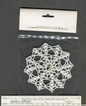 Vintage Unopened Sterling Inc. Crochet Starburst Christmas Tree Ornament - £2.35 GBP