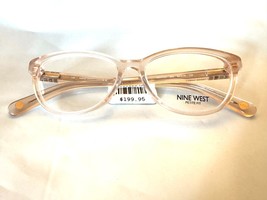 Nine West Eyeglasses Frames NW5183 265 Crystal Sand Cat Eye Full Rim 49-... - $552.42 MXN