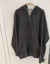 Champion zip up hoodie Gray Size 2XL  - £28.04 GBP