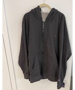 Champion zip up hoodie Gray Size 2XL  - £26.68 GBP