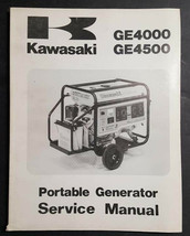 OEM Kawasaki GE4000 GE4500 Portable Generator DEALER Service Manual 99924-2022 - $14.95