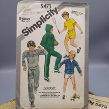Vintage Sewing PATTERN Simplicity 5473, Childrens 1982 Boys Jacket - $7.85