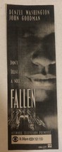 1999 Fallen Print Ad Tv Guide Denzel Washington John Goodman TPA21 - £4.66 GBP