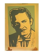 Johnny Cash Poster Silkscreen Jaime Cervantes - €46,38 EUR Johnny Cash Poster Silkscreen Jaime Cervantes - €46,38 EUR