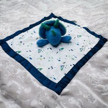 Cloud Island Security Blanket Blue Dino Lovey Baby Triceratops Target Lovee - £7.95 GBP