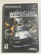 (Replacement Case &amp; Manual) XBOX - Playstation 2 - WRECKLESS The Yakuza Missions - £9.37 GBP