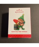 Hallmark Ornament 2013 North Pole Tree Trimmers Elf Ornament 1st in Series - $225.69 MXN