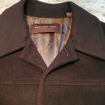 Andrew Marc Black Wool Cashmere Blend Pea Coat Size M - £128.33 GBP