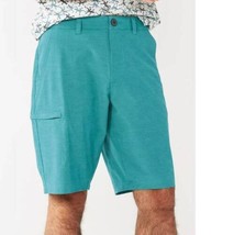 Mens Shorts Sonoma Goods For Life Turquoise Blue 10&quot; Tech Cargo-sz 29 - £17.83 GBP
