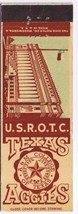 Matchbook Cover College Station USROTC Texas Aggies A &amp; M University - £1.54 GBP