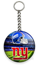 Ny New York Giants Football Team Keychain Key Fob Chainmen Sports Fan Gift Idea - £11.41 GBP+