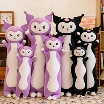 70cm Sanrio Kuromi Plush  Strip Pillow Soft Stuffed Animal Girl Plushies Sleepin - £23.65 GBP