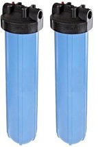 Pentek 150233, Big Blue, 1&quot; In/Out, 20 Blue/Black, HFPP, w/PR (2-(Pack)) - £149.56 GBP