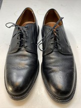 Allen Edmonds Leeds Derby, Mens Football Pebble Leather Shoes, 10B Black - £32.14 GBP