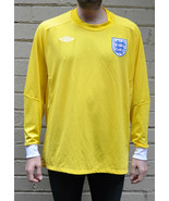 Umbro England Long Sleeve Jersey Shirt Yellow 50 Mens - £29.55 GBP