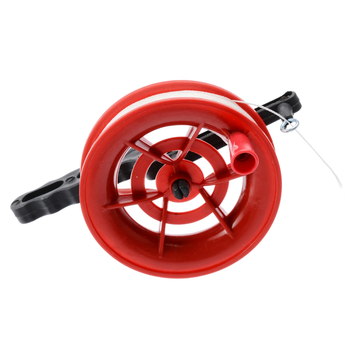 Hot Sales 1pcs 100M Flying Kite White Line String Plastic Kite Reel Handle - £9.76 GBP