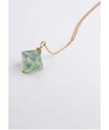 Fluorite Pendant Necklace - £16.67 GBP