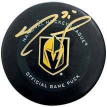 Ryan Reaves Autographed Vegas Golden Knights Official Game Hockey Puck S... - $79.95