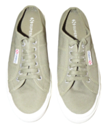 Superga Women&#39;s Shoes Canvas Mule Sneakers Olive US Size 9 1/2 EU Size 41 - £23.72 GBP