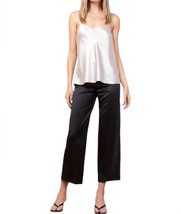 Avenue Montaigne alex satin pants in Black - £195.68 GBP