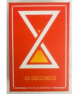 :59 Seconds World&#39;s Fastest Card Game 10 Dollar Game Night 2005 Lightly ... - £9.12 GBP