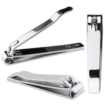 3Pcs Professional Stainless Steel Toe Nail Clippers Straight Cut Style - £11.76 GBP