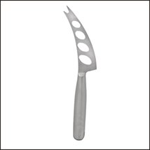 8.5 Inch All Stainless Steel Semi-Hard Cheese Knife with Holes - £9.06 GBP