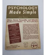 Psychology Made Simple by Abraham P. Sperling Ph.D.  Fourth Printing 1958 - £19.48 GBP