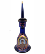 Vintage Blue Glass 2-Piece Islamic East Asian Decanter Kafkaz Army Offic... - €167,82 EUR