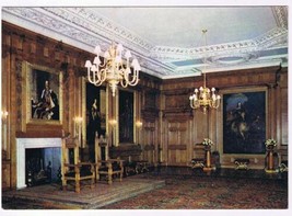 United Kingdom UK Postcard Edinburgh Palace of Holyroodhouse Throne Room - £2.31 GBP