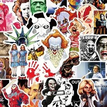 50pcs Horror Movie Stickers For Water Bottle Thriller, Killer Stickers F... - $13.00