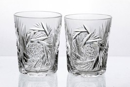 American Brilliant Pitkin &amp; Brooks Venice Cut Whiskey Glasses, Antique A... - £47.81 GBP