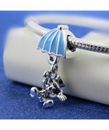 925 Sterling Silver Disney Jiminy Cricket Dangle Charm Bead - $17.66