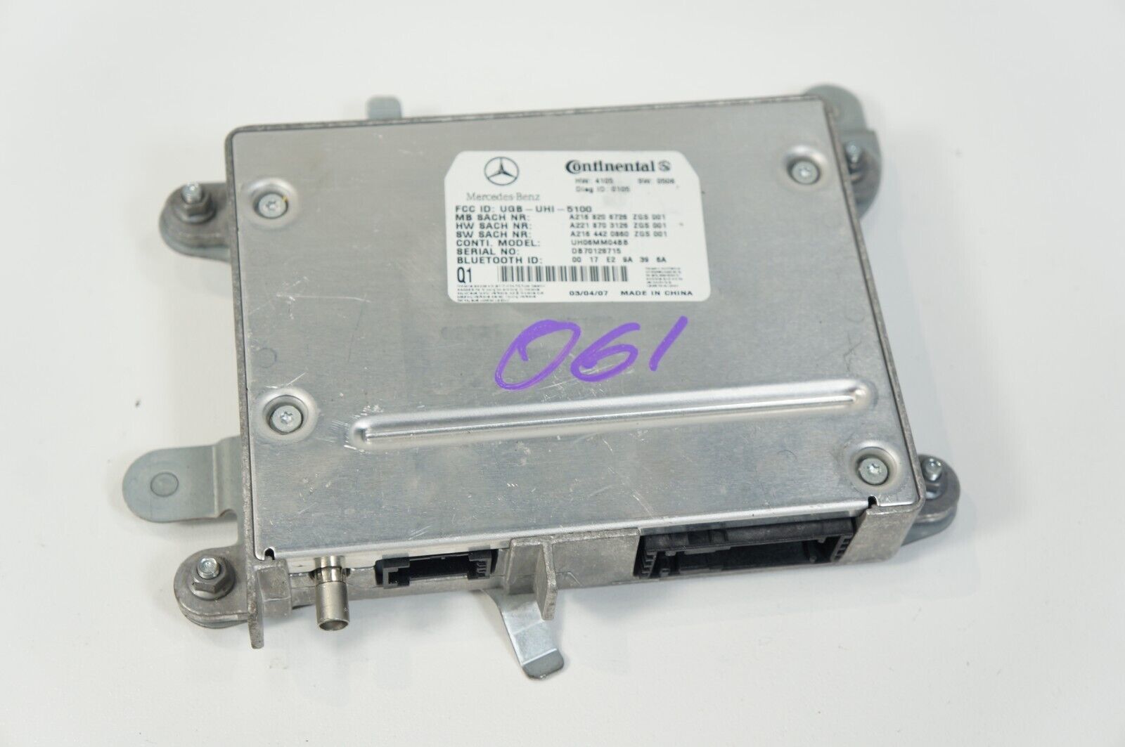 2007-2013 mercedes w221 s550 s400 bluetooth communication control unit m... - $49.87
