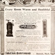 US Heater Company Boilers Radiators 1908 Advertisement Household Heating... - $19.99