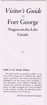 Niagara On The Lake Fort George Visitors Guide Advertising Folder 1950s - $2.96