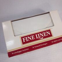 Vintage Stuart Hall Fine Linen Textured Envelopes #6938 made USA box 35 ... - $24.00