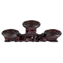 THY COLLECTIBLES Oriental Rosewood 3-Plant Stand, Small Plant Stand for Indoor T - £21.65 GBP