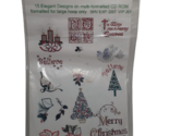 Marcia Pollard Home for the Holidays Embroidery Design CD, 15 Elegant Ch... - $14.55