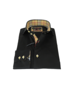 Men&#39;s AXXESS Turkey Sports Dress Shirt 100% Soft Cotton High Collar 923-... - £73.06 GBP