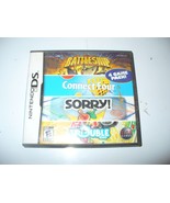 NINTENDO DS - 4 GAME PACK! BATTLESHIP, CONNECT FOUR, SORRY &amp; TROUBLE (NO... - £3.02 GBP